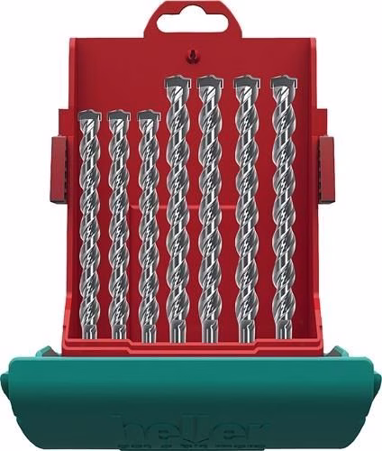 Hammerbohrersatz MAXXBOX Bionic Pro SDS-plus 7-teilig SDS-plus Kunststoff-Box HELLER von der Marke Heller Hammerbohrersatz MAXXBOX Bionic Pro SDS-plus 7-teilig SDS-plus Kunststoff-Box HELLER aus der Kategorie Hammerbohrer mit der Teilenummer 4000864830