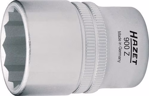 Insert de clé à douille 12 pans Hazet 900Z-10 1/2 pouce, taille de clé 10 mm, longueur 38 mm Insert de clé à douille HAZET 900Z de la catégorie des clés à douille 1/2", référence 8000466649