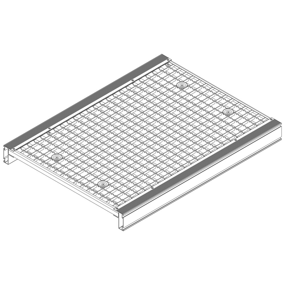 Munk Plattform mit Stahl-Gitterrost aus der Kategorie Plattformleitern mit der Artikelnr. 800074