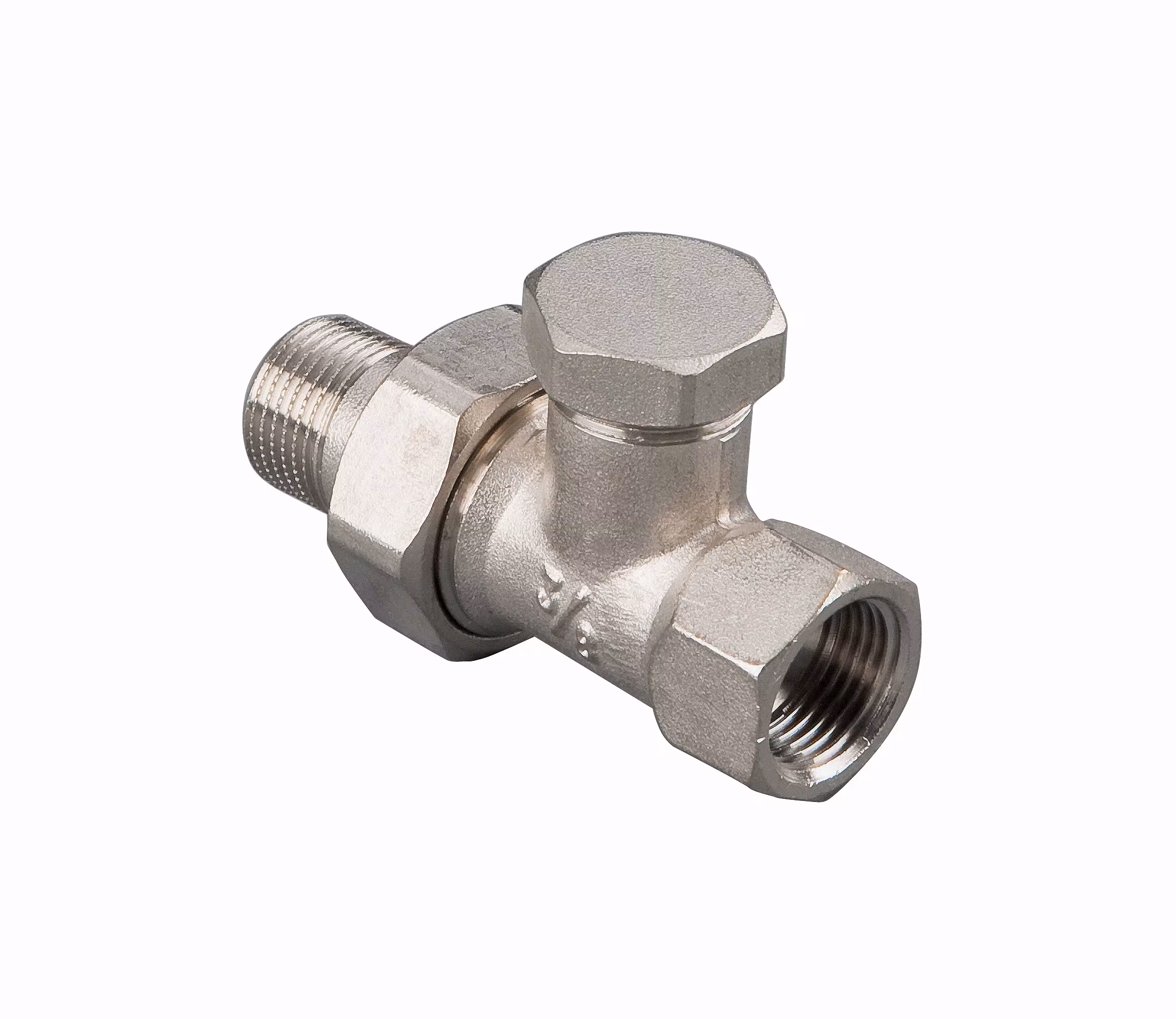 Heizkörperverschraubung 1/2" Typ Ventilform: Durchgang aus der Kategorie Heizkörpermontage & Anschlüsse mit der Artikelnr. 2141604