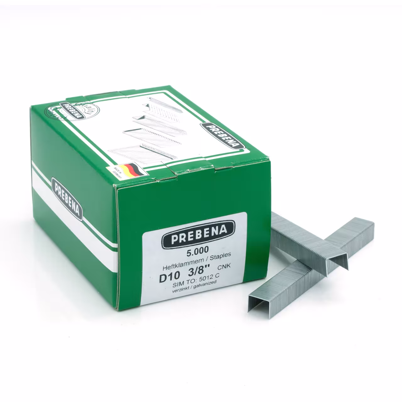 Heftklammern verzinkt von Prebena Heftklammern verzinkt aus der Kategorie Tackerklammern & Nägel