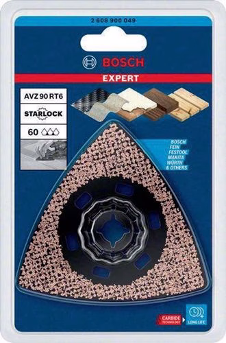Detailbild 4036814 Schleifplatten-Set Expert Sanding Plate AVZ 90 RT6 Starlock 2608900049 BOSCH