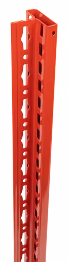 Zusatzbild des Artikels MULTIplus T-Profil 2500 mm RAL 3000 feuerrot, Front gelocht aus Zubehör