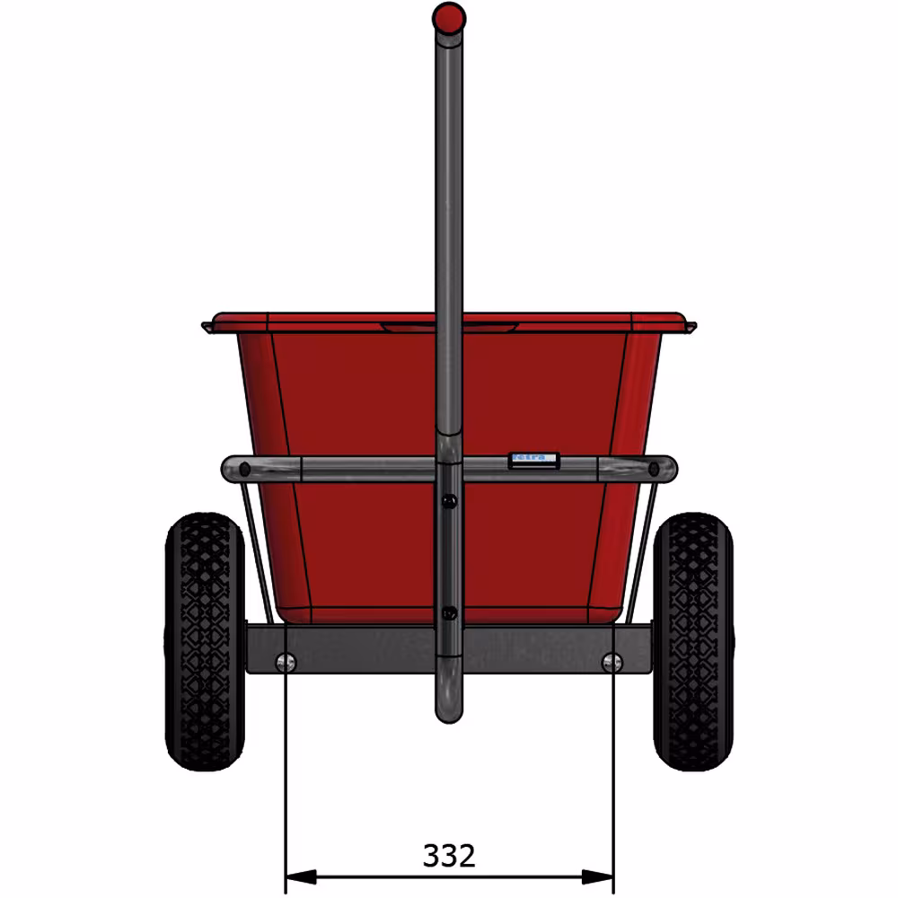 Handwagen 6101V - Vollgummiräder Ø260 mm von Fetra mit der Artikelnr. 6101V
