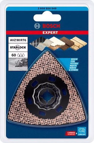 Detailbild 4036819 Schleifplatten-Set Expert Sanding Plate AVZ 90 RT6 Starlock 2608900049 BOSCH