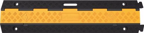 Ponte per tubi e cavi L980xW240xH45mm gomma nero/giallo 2 canali del marchio Ponte portacavi e tubi flessibili L980xW240xH45mm in gomma nera/gialla a 2 canali della categoria barriere e sicurezza in cantiere con codice articolo 9000480241