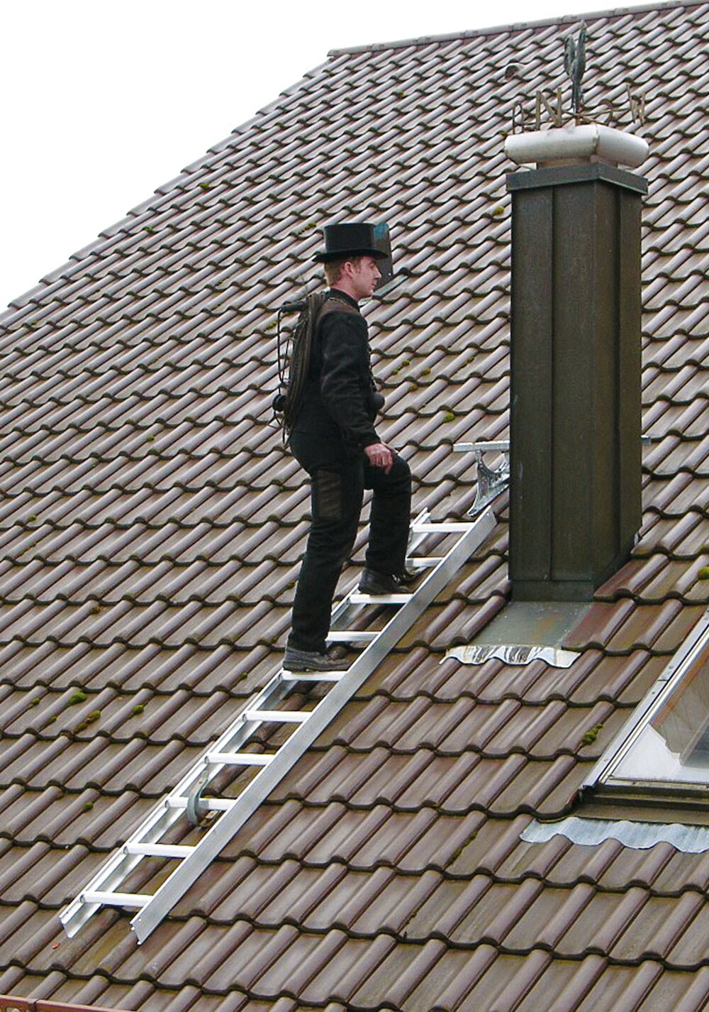 Munk Dachleiter Alu Natur 7 Sprossen