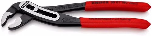 Wasserpumpenzange Alligator® Länge 180mm Spannweite 36mm poliert Kunststoff-Überzug KNIPEX