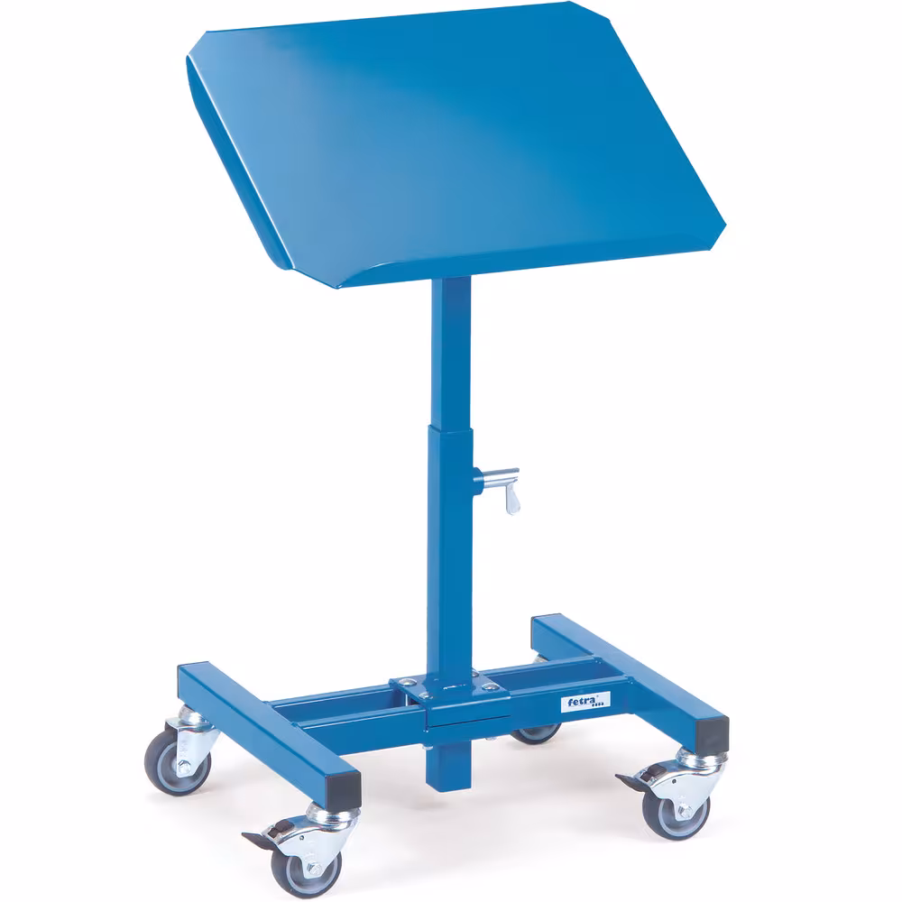 Materialständer neigbar Für Kunststoffkästen, Stahlblechkästen, Drahtkörbe, höhenverstellbar und fahrbar aus der Kategorie Materialständer