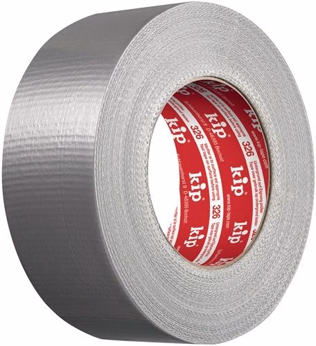 Ruban de pierres Extra 326 argent, longueur 50 m, largeur 38 mm, rouleau marque KIP Rouleau argenté Steinband Extra 326 KIP de la catégorie rubans adhésifs et rubans d'étanchéité, référence 4000353145