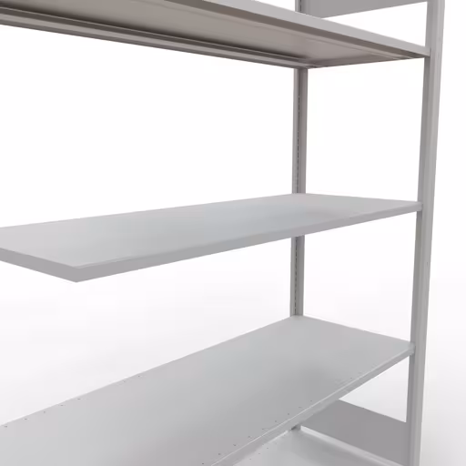 Anbauregal, Fachbodenregal Stecksystem MULTIplus150, 2000 x 1300 x 500 mm (HxBxT), 5 Fachböden, Längenriegel, RAL 7035 lichtgrau mit der Artikelnr. 32655-130-LR Anbauregal, Fachbodenregal Stecksystem MULTIplus150, 2000 x 1300 x 500 mm (HxBxT), 5 Fachböden, Längenriegel, RAL 7035 lichtgrau von Schulte Lagertechnik aus der Kategorie Stecksystem