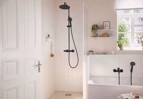 Hansgrohe wandhouder Porter S voor handdouches mat zwart