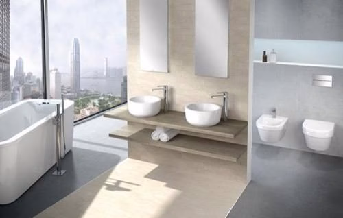 VILLEROY & BOCH Tiefspül-WC spülrandlos Architectura 370x530mm Oval Weiß Alpin CeramicPlus