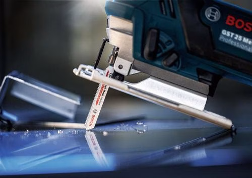 Stichsägeblatt Stainless Steel T 118 EHM Gesamtlänge 83 mm Zahnteilung 1,4 mm Carbide 3 Stück / Karte BOSCH