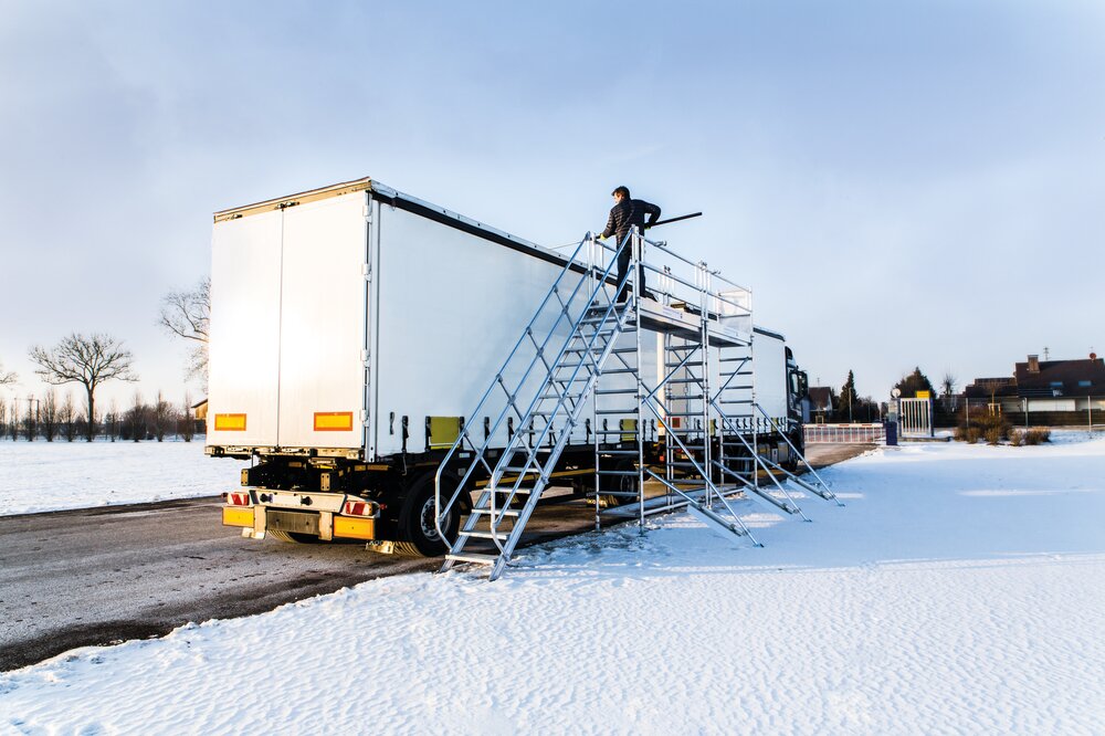 Milieubild 3818964 Munk Enteisungsgerüst in Modulbauweise, stationär