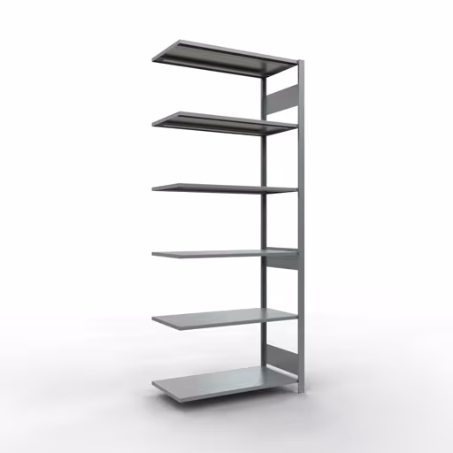 Anbauregal, Fachbodenregal Stecksystem MULTIplus85, 2500 x 1000 x 500 mm (HxBxT), 6 Fachböden, Längenriegel, verzinkt von der Marke Schulte Lagertechnik Anbauregal, Fachbodenregal Stecksystem MULTIplus85, 2500 x 1000 x 500 mm (HxBxT), 6 Fachböden, Längenriegel, verzinkt aus der Kategorie Anbauregal mit der Artikelnummer 13156-LR