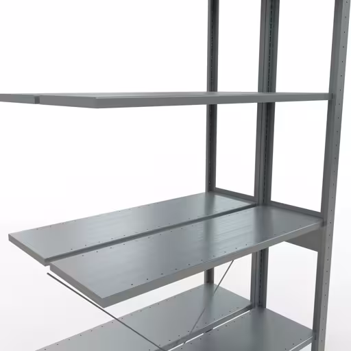 Anbauregal, Doppelregal, Fachbodenregal Stecksystem MULTIplus150, 2500 x 1000 x (2x300) mm (HxBxT), 2x6 Fachböden, Kreuzstrebe, verzinkt aus der Kategorie Doppelregale mit der GTIN 4004514208309 Anbauregal, Doppelregal, Fachbodenregal Stecksystem MULTIplus150, 2500 x 1000 x (2x300) mm (HxBxT), 2x6 Fachböden, Kreuzstrebe, verzinkt von der Marke Schulte Lagertechnik aus der Produktreihe Fachbodenregale