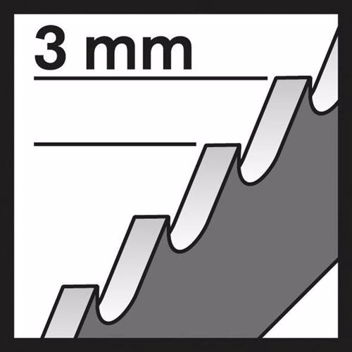 Piktogramm 4105024 Stichsägeblatt T 111 C Gesamtlänge 100 mm Zahnteilung 3 mm HCS 5 Stück / Karte BOSCH
