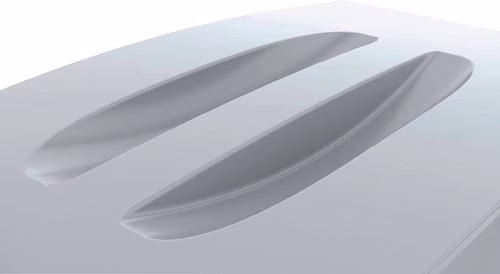 Deckel Polypropylen grau Breite 555 mm x Tiefe 285 mm für Wertstoffsammler 60 l mit Griff DURABLE