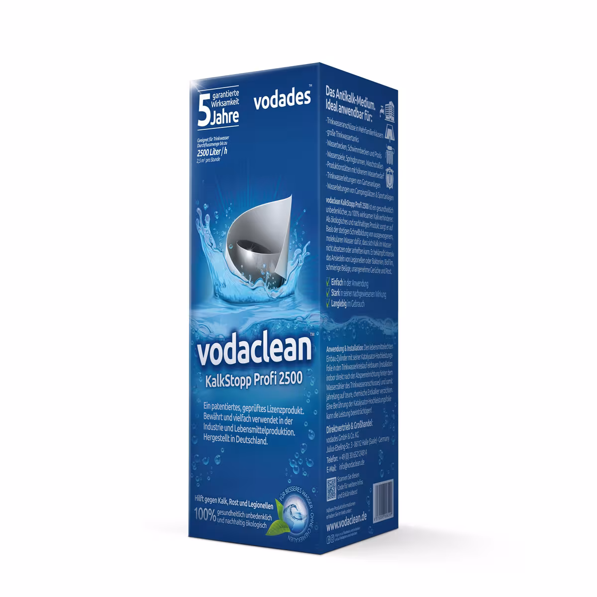 KalkStopp Profi 2500 von der Marke Vodaclean aus der Produktreihe Rohrarmaturen