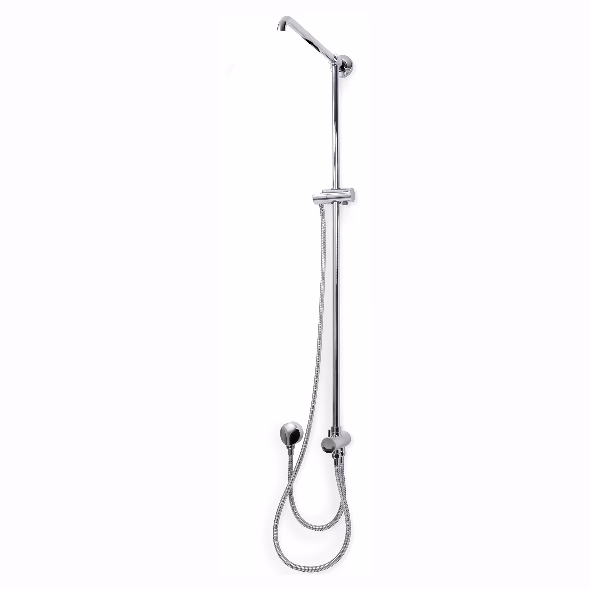 Duschsysteme UNO mit Brauseschläuchen und Wandarm für Kopfbrause aus der Kategorie Dusch-Set`s/-Systeme/-Zubehör