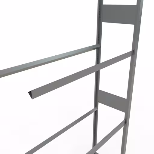 Abbildung Nr 8 des Artikels Anbauregal, Räder-/Reifenregal, 4500 x 1150 x 400 mm, verzinkt, 6 Lagerebenen á 150 kg Fachlast pro Ebene aus der Produktgruppe Fachbodenregale von der Marke Schulte Lagertechnik