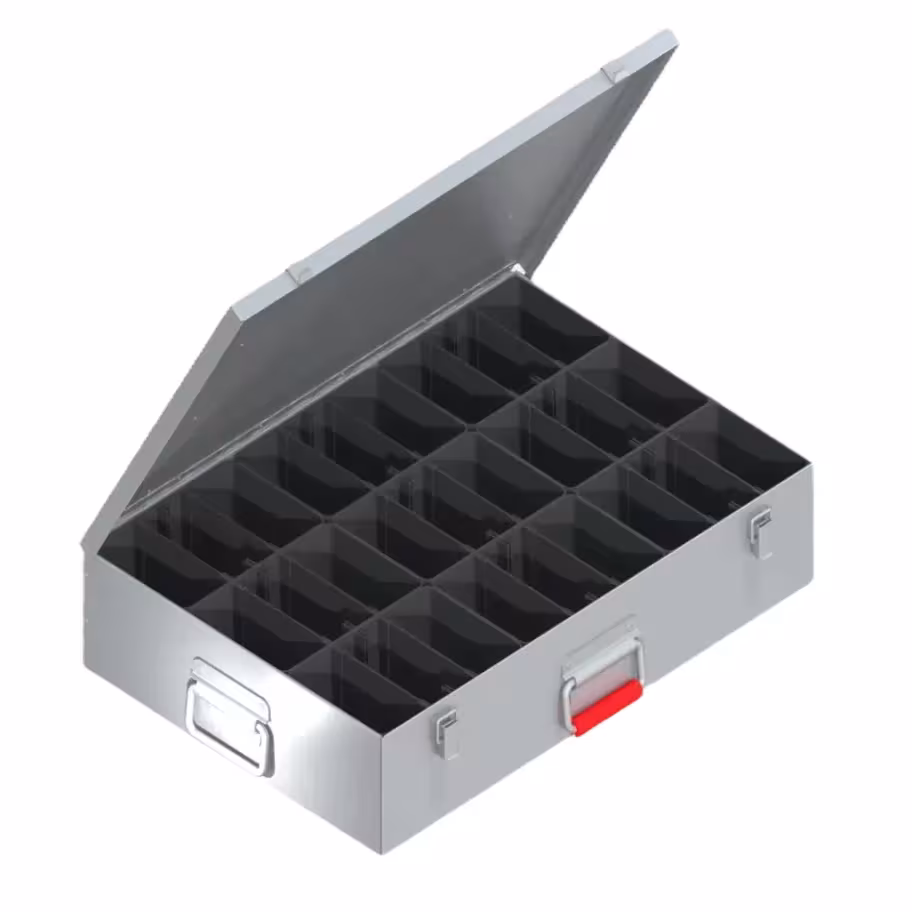 Fittingkoffer aus Stahlblech 9 Innenboxen von der Marke Ortwein Fittingkoffer aus Stahlblech 9 Innenboxen aus der Kategorie Ordnungssysteme & Werkstattwagen mit der Artikelnummer IP030