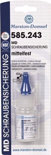 Schraubensicherung 585.243 20 g mittelfest hochviskos dunkelblau NSF S6 Flasche MARSTON von der Marke Schraubensicherung 585.243 20 g mittelfest hochviskos dunkelblau NSF S6 Flasche MARSTON aus der Kategorie Montagekleber mit der Teilenummer 4000353037