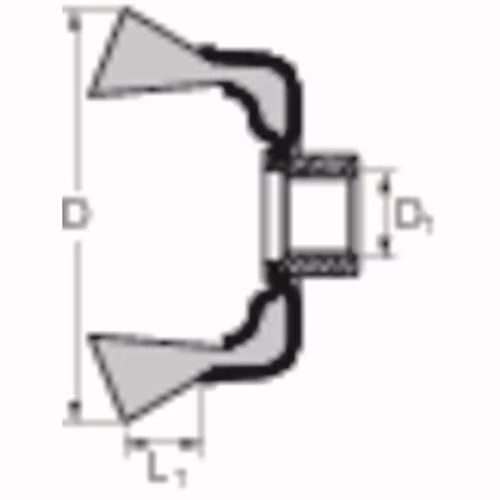 Topfbürste POS TBG ST Durchmesser 65mm M14 Drahtstärke 0,35mm STA PFERD TOOLS