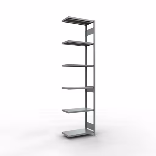 Anbauregal, Fachbodenregal Stecksystem MULTIplus250, 3000 x 750 x 400 mm (HxBxT), 7 Fachböden, Längenriegel, verzinkt von der Marke Schulte Lagertechnik Anbauregal, Fachbodenregal Stecksystem MULTIplus250, 3000 x 750 x 400 mm (HxBxT), 7 Fachböden, Längenriegel, verzinkt aus der Kategorie Anbauregal mit der Artikelnummer 12947-75-LR