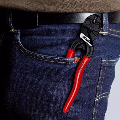 Detailbild 4001967 Kompaktbolzenschneider CoBolt® Länge 160mm Kunststoff-Überzug gerade 3mm ohne Aussparung KNIPEX