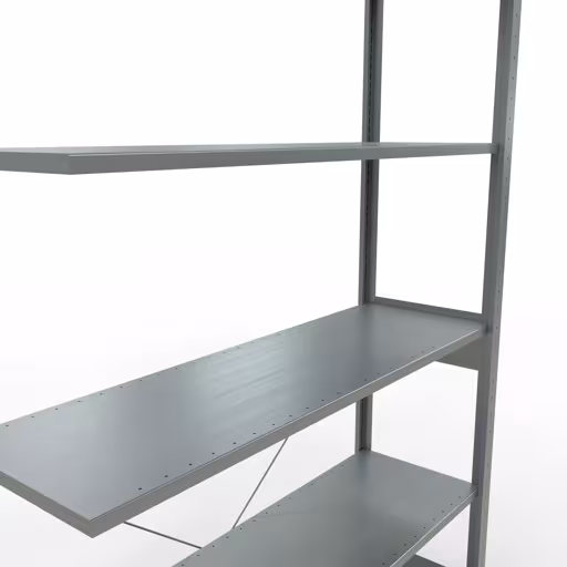 Stecksystem Anbauregal 2500x1300x400 mm, Typ 150 kg, verzinkt von der Marke Schulte Lagertechnik aus der Produktreihe Stecksystem