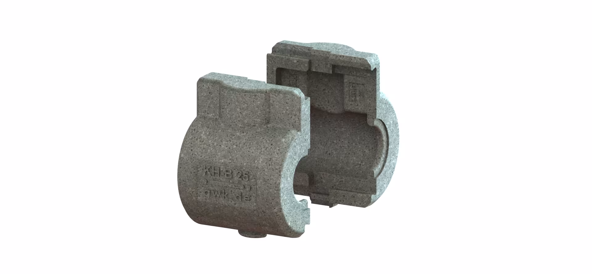 GWK EPP-BOX Serie KH-B silbergrau für Kugelhahn mit Flügelgriff und Innengewinde Typ Größe: DN15 aus der Kategorie Armaturen-Isolierung mit der Artikelnr. 5233015002