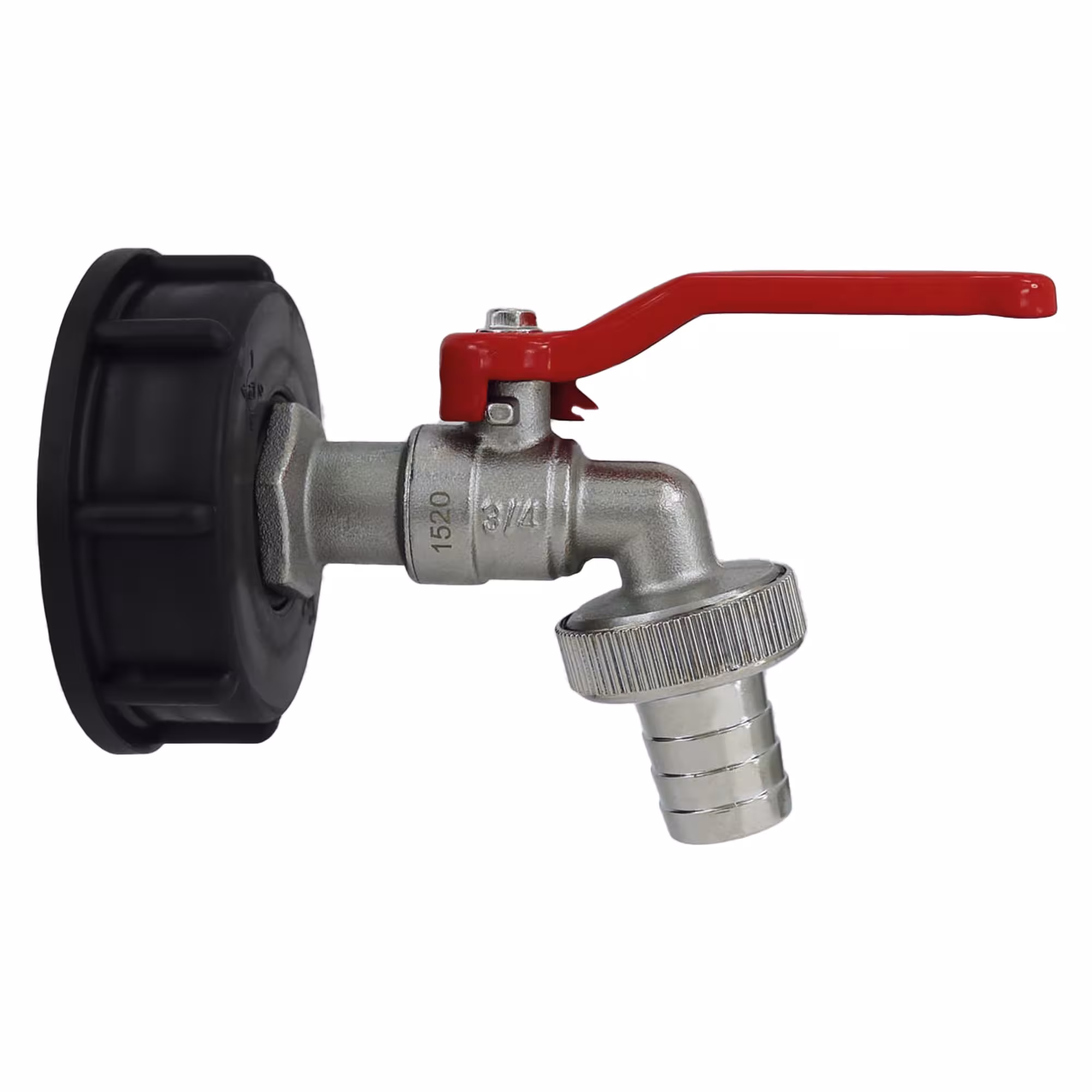 IBC-Adapter mit Kugelauslaufventil 1'' aus der Kategorie IBC Tanksystem mit der GTIN 4012167921735 IBC-Adapter mit Kugelauslaufventil von der Marke Puteus aus der Kategorie IBC Tanksystem