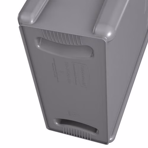 Detailbild 3973247 Wertstoffsammler 60 l Höhe 635 mm x Breite 279 mm x Tiefe 558 mm grau mit Lüftungskanälen RUBBERMAID