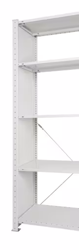 Abbildung Nr 8 des Artikels MULTIplus T-Profil-Vollblechrahmen 2500x500 mm, RAL 7035 lichtgrau, vormontiert aus der Produktgruppe Stecksystem von der Marke Schulte Lagertechnik