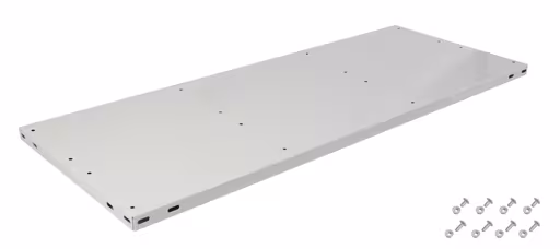 Zusatz-Fachboden BASIC70 900 x 350, RAL 7035 lichtgrau, inkl. 8 Schrauben + Muttern aus der Kategorie Zubehör mit der GTIN 4004514291967 Zusatz-Fachboden BASIC70 900 x 350, RAL 7035 lichtgrau, inkl. 8 Schrauben + Muttern von der Marke Schulte Lagertechnik aus der Produktreihe Schraubsystem