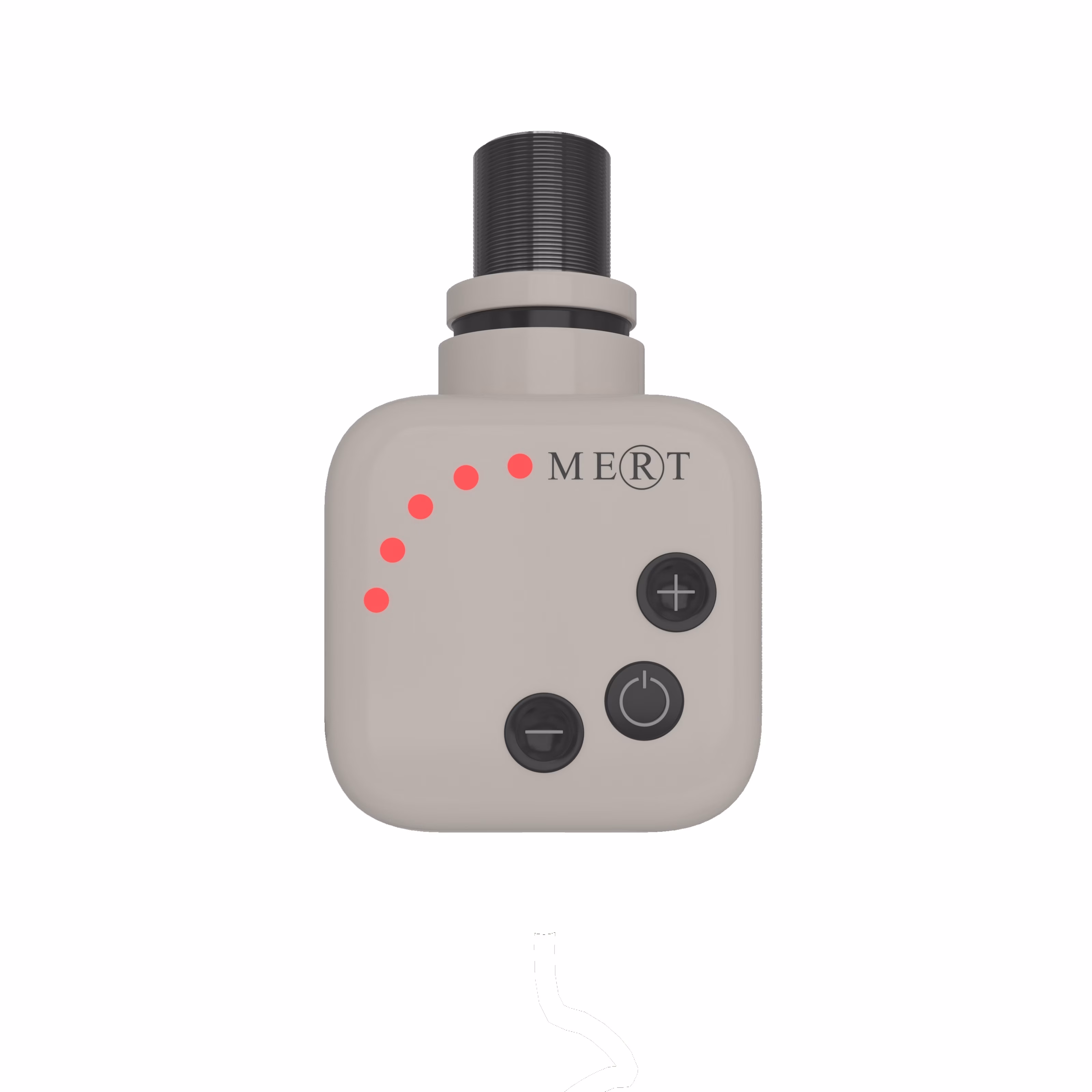 MERT KMX1 controller met 1000 Watt verwarmingselement, wit, van het merk Mert MERT KMX1-regelaar met verwarmingselement voor badkamerradiatoren, met spiraalkabel en stekker, uit de categorie Reserveonderdelen en accessoires voor regelaars met artikelnummer KMX1-WHITE-1000W-MSS
