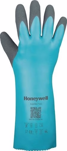 Gants chimiques HONEYWELL FLEXTRIL™ 211, EN 388, EN 374, EN 407, catégorie EPI III, de la catégorie des gants de protection chimique, référence 4000391297