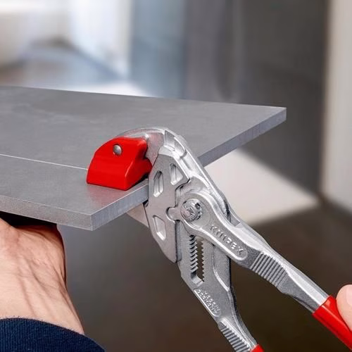 Detailbild 4081323 Fliesenlochzange Länge 250 mm CV-Stahl Griff Kunststoff-Überzug KNIPEX