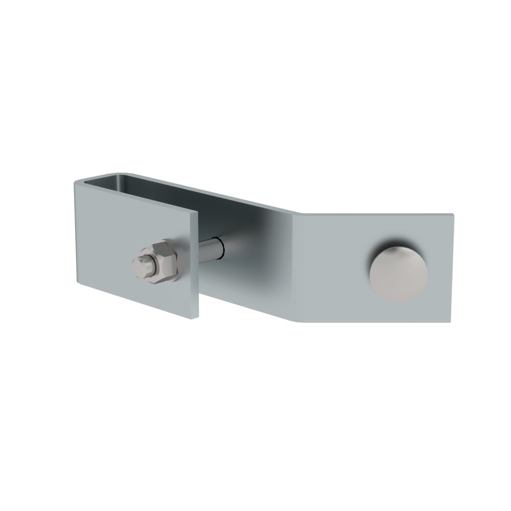 Munk Schienenbefestigung für Leiterholm Stahl verzinkt aus der Kategorie Spezialleitern, Berufsspezifische Produkte mit der Artikelnr. 077545, Griff, Klammer