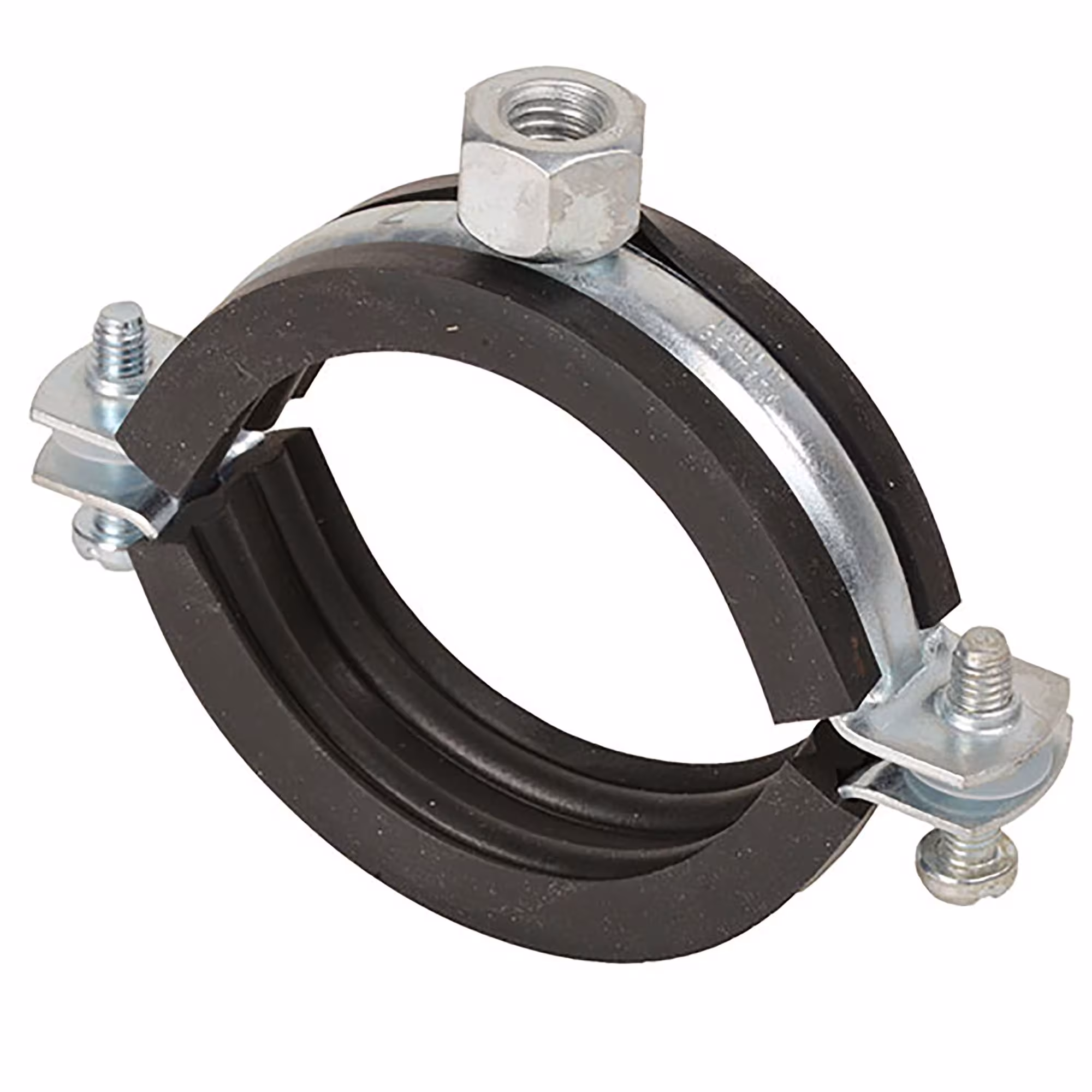 Schraubrohrschelle Original M8 20-25mm (1/2") verzinkt mit Einlage aus der Kategorie Zweischraubrohrschellen mit der Artikelnummer 4029933058670