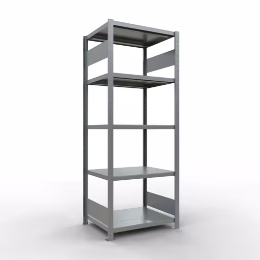 Grundregal, Fachbodenregal Stecksystem MULTIplus250, 2000 x 750 x 600 mm (HxBxT), 5 Fachböden, Längenriegel, verzinkt von der Marke Schulte Lagertechnik Grundregal, Fachbodenregal Stecksystem MULTIplus250, 2000 x 750 x 600 mm (HxBxT), 5 Fachböden, Längenriegel, verzinkt aus der Kategorie Grundregal mit der Artikelnummer 12960-75-LR