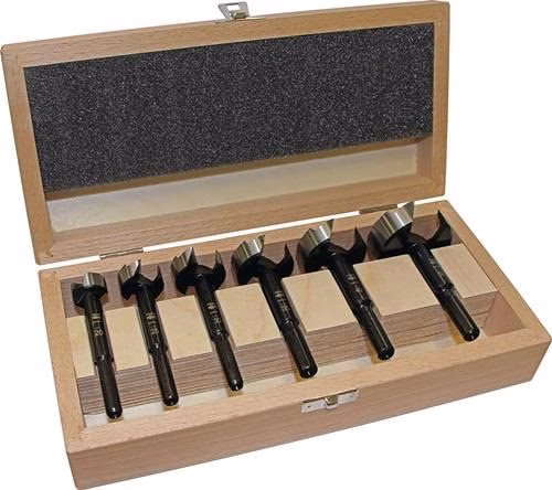 Forstnerbohrersatz BLACK SHARK PRO 6-teilig Durchmesser 20, 25, 30, 35, 40, 50 mm FISCH-TOOLS von der Marke Fisch-Tools Forstnerbohrer Satz BLACK SHARK PRO FISCH-TOOLS aus der Kategorie Holzbohrer mit der Teilenummer 4000863172