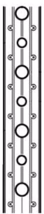 Montageband kunststoffummantelt, 10 m 19 x 3,0 mm WALRAVEN