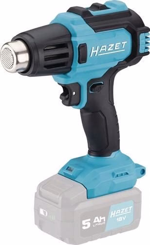 Accu-aangedreven heteluchtblazer 9590-10 18V 260-530°C 200l/min HAZET van het merk Hazet HAZET 9590-10 18V 260-530°C 200l/min draadloze heteluchtblazer uit de categorie draadloze heteluchtpistolen en lijmpistolen met artikelnummer 4681154033