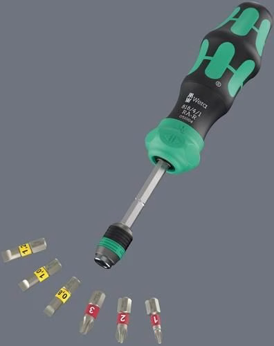 Magazinbithalter Kraftform Kompakt 20 RA-R 6-teilig WERA