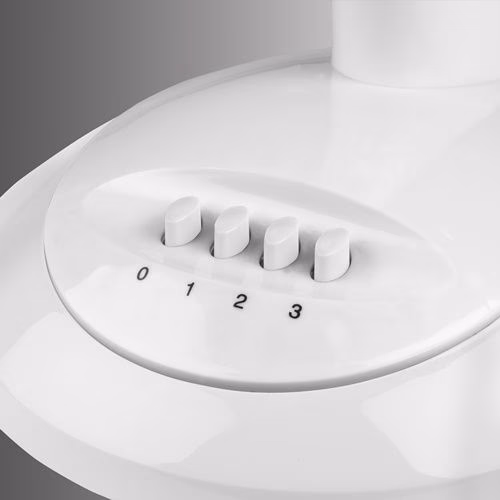Tischventilator Ø 40 cm Höhe 555 mm 220-240 V50 Hz 45 W Weiß EUROM