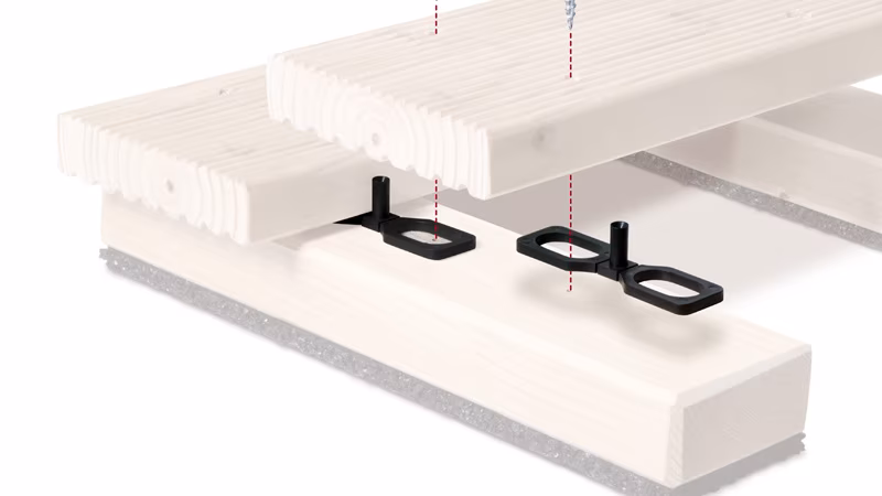 beko TERRASYS afstandhouder 4 mm Holz