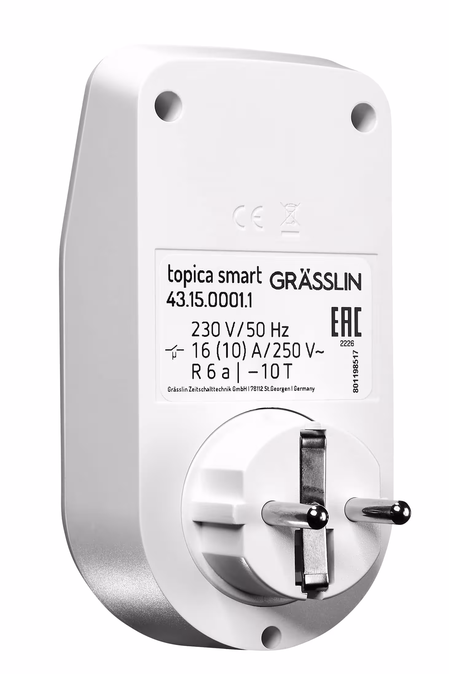 Verteilerschaltuhr topica smart mit der Artikelnr. 431500011 Verteilerschaltuhr topica smart von Grässlin Zeitschalttechnik aus der Kategorie Installation